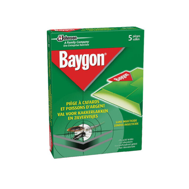 Baygon Insectenval Kakkerlakken & Zilvervisjes – (3x5 stuks )