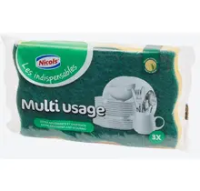 Nicols Multisponsen – 3 Stuks | Extra Absorberend & Herbruikbaar