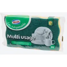 Multi-Purpose Sponges – Pack of 3 Extra Absorbent