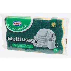 Multi-Purpose Sponges – Pack of 3 Extra Absorbent