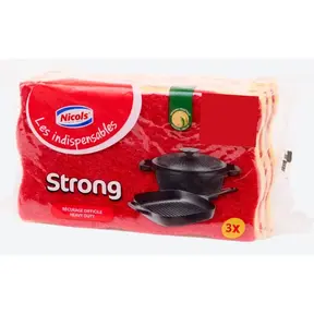 Strong Schuursponzen – 3 Stuks