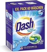 Dash 3in1 Alpen Frische Vollwaschmittel Caps 60 WL