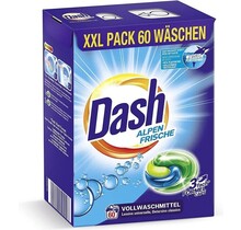 Dash 3in1 Laundry Capsules Alpine Fresh 60 Washes