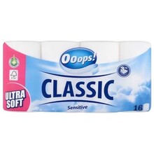 Classic Sensitive Toiletpapier – 16 Rollen