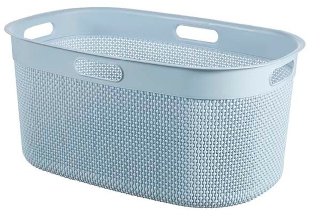 Curver Filo Laundry Basket Light Blue 45L