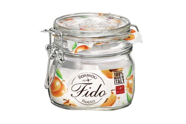Bormioli Fido Bocal à Clip 0,5L Carré
