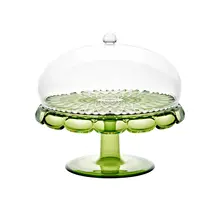 Guzzini Vanity Taartplateau met Stolp – Waterleliegroen