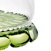 Guzzini Présentoir à Gâteau Vanity avec Cloche – Vert Nénuphar