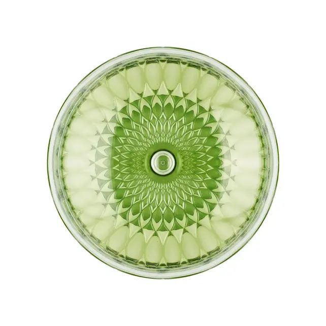 Guzzini Vanity Cake Stand with Dome – Water Lily Green