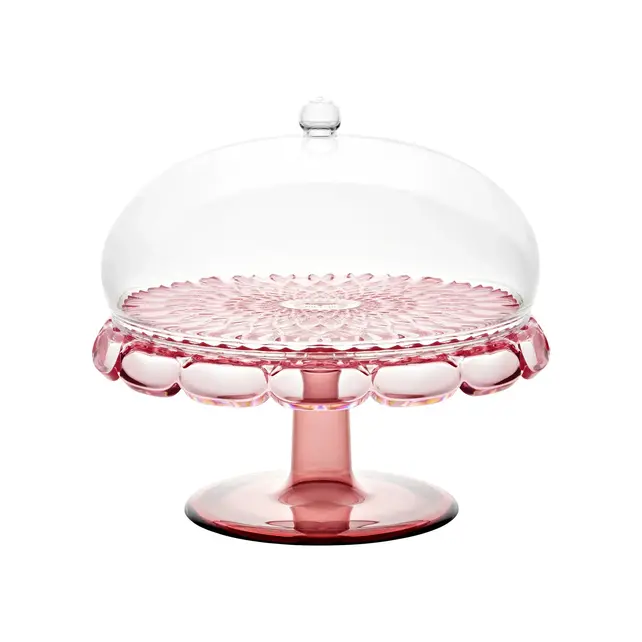 Guzzini Vanity Taartplateau met Stolp – Flamingoroze