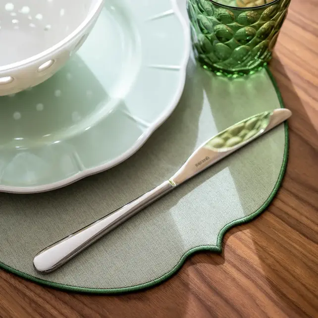 Guzzini Flowers Placemat – Dusty Green