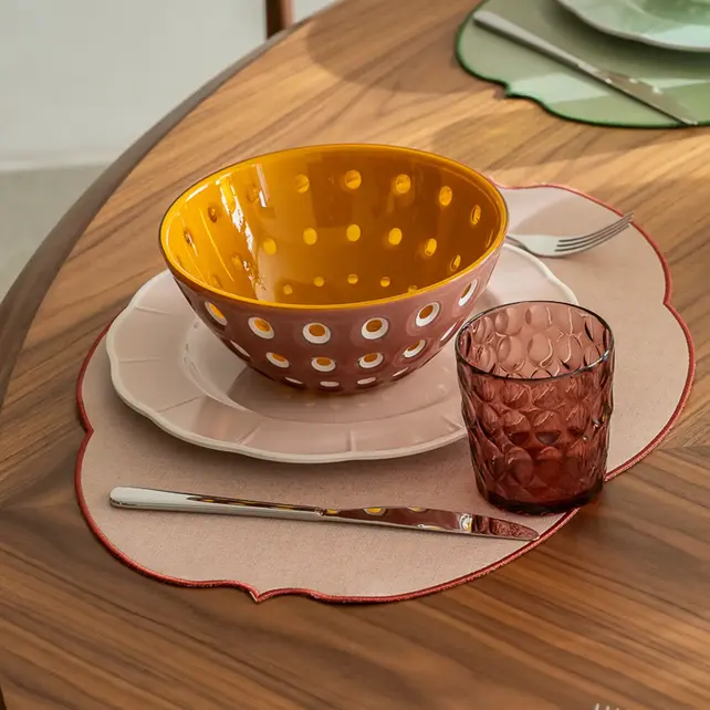 Guzzini Flowers Tischset – Dusty pink