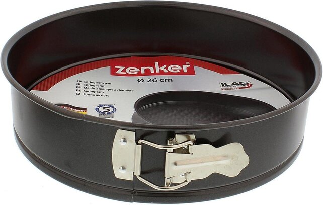 Zenker  Moule à Gâteau  Noir Ø 26 cm avec Revêtement Antiadhésif