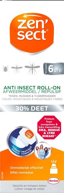 Zensect Anti-Insect Roll-on 30% DEET – 50 ml