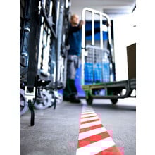 Warnband PVC Rot-Weiß