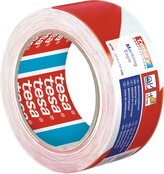 Tesa Signalisatietape PVC Rood-Wit – Waarschuwingslint