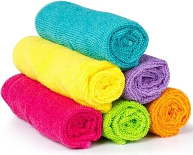 Starbright Microfiber Cloths 32x32 cm – Pack of 6 Cleaning Cloths