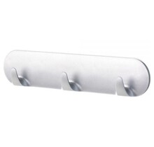 Tesa Porte-Crochets Autocollant Argent