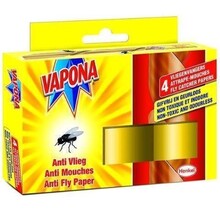 Vapona Vliegenvangers 4 Stuks – Gifvrij & Geurloos
