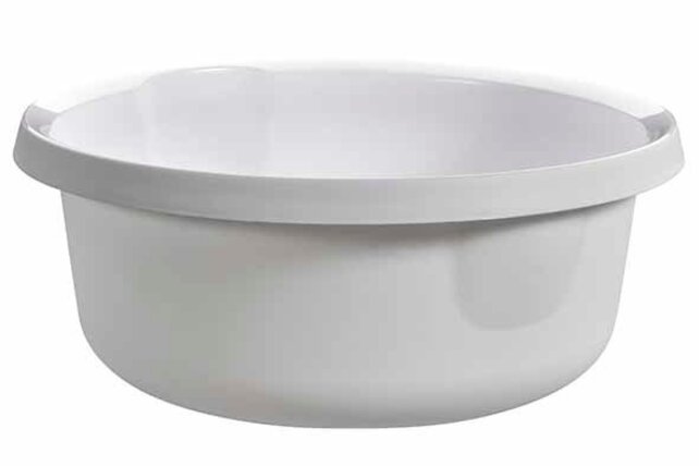 Curver Essentials Washbasin Round 10L – Light Grey