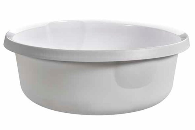 Curver Essentials Washbasin Round 16L – Light Grey
