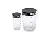 Brabantia Tasty+ Set de Verres Doseurs – 2 pièces– Transparent