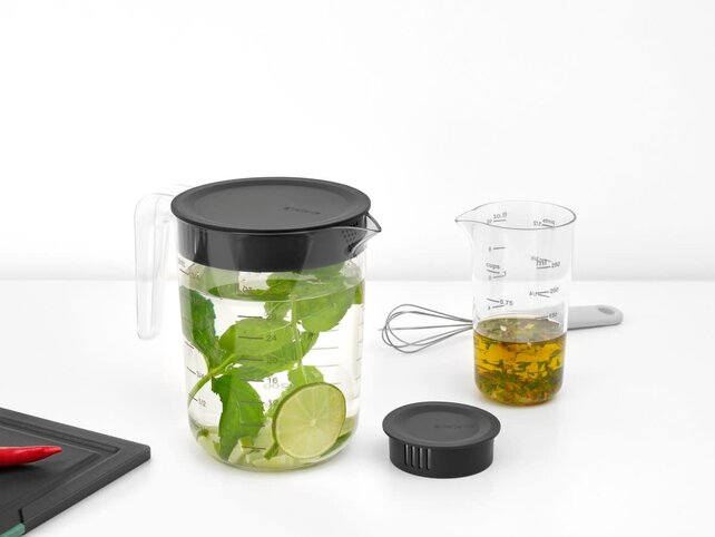 Brabantia Tasty+ Set de Verres Doseurs – 2 pièces– Transparent
