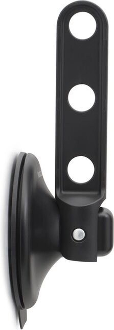 Brabantia Folding Clothes Hook - with Suction Cup - Black