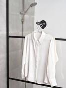 Brabantia Folding Clothes Hook - with Suction Cup - Black