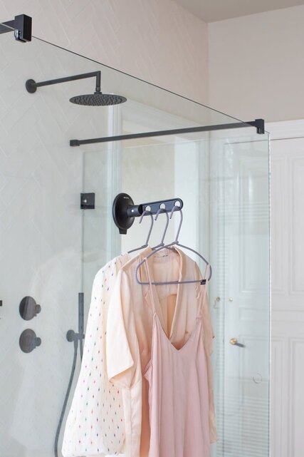 Brabantia Folding Clothes Hook - with Suction Cup - Black