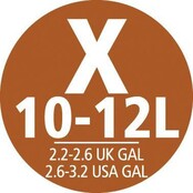 Brabantia Perfect Fit afvalzakken - 10/12L - 40 zakken - Code X