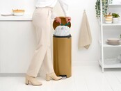 Brabantia NewIcon Poubelle 30L – Or