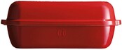 Emile Henry Italian Bread Baker, ceramic, Burgundy, 13.4 x 5.3