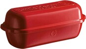 Emile Henry Italian Bread Baker, ceramic, Burgundy, 13.4 x 5.3