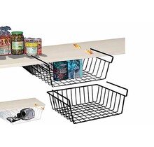 Artex Onderplank Opbergmand 40cm – Zwart Metaal