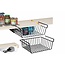 Artex Artex Onderplank Opbergmand 40cm – Zwart Metaal