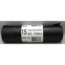 Sacs Poubelle Gris – 90L | 15 Pièces