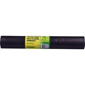 Vuilniszakken Grijs – 110L | 10 Stuks