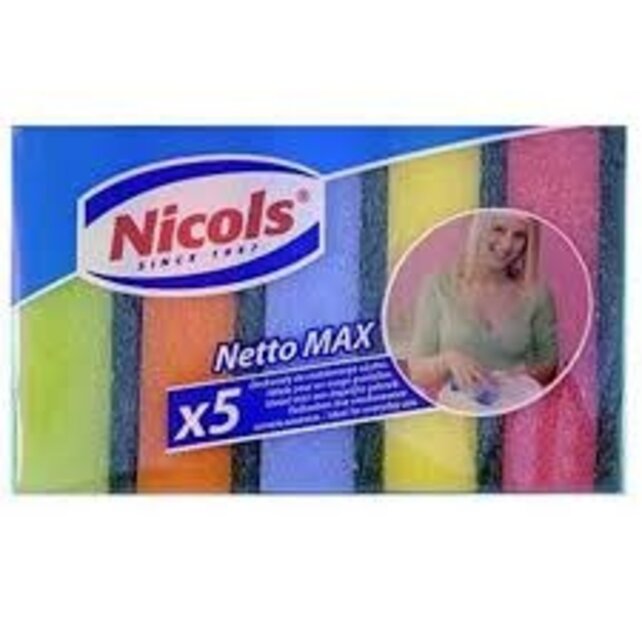 Nicols Schuursponsen Maxi – 5 Stuks