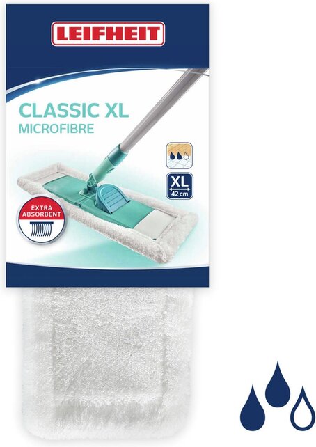 Leifheit Classic XL Microfibre Replacement Cover – 42cm