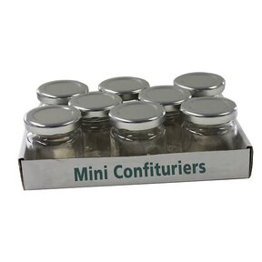 Mini Bocaux à Confiture 50ml – Set de 8
