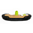 Linea Linea Balai Intérieur Talon – Bois, Poils Noirs, 30 cm