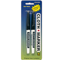 Permanent Fabric Markers for Clothing – 2 Pack