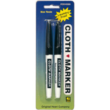 Permanent Fabric Markers for Clothing – 2 Pack