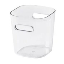 Boîte de Rangement Compacte Transparente – 0.6L