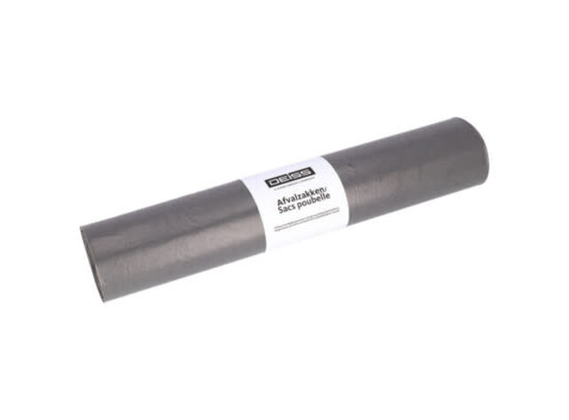 Sacs Poubelle Gris – 140L | 20  Pièces