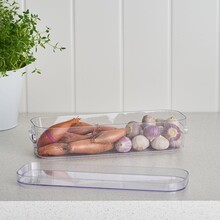 Kompakte Aufbewahrungsbox Transparent – 1,3L Slim