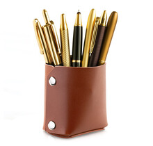 Waterdale Stifthalter aus Leder – Braun