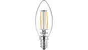 Philips LED Filament Candle Bulb E14 40W Clear Glass