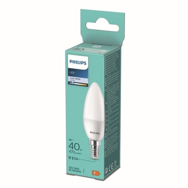 Philips LED Bulb E14  40W 4000K Neutral White 470lm